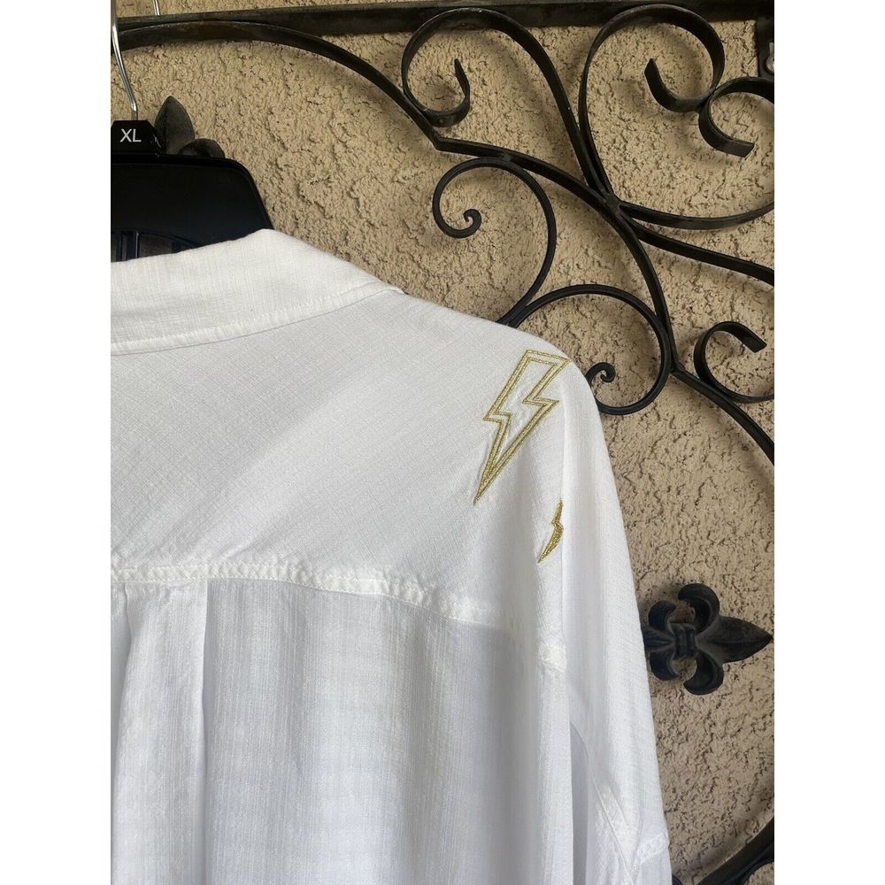 Torrid Drop Shoulder Button Front Top - Size 2x -… - image 8